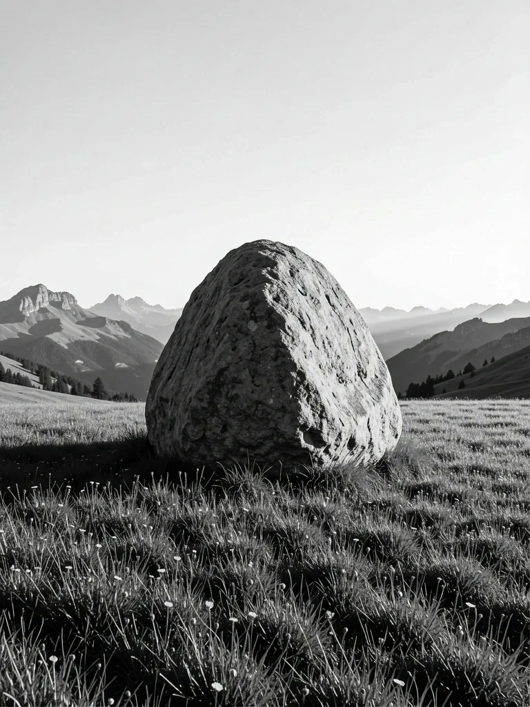 Glatter Gebirgstein